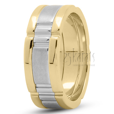 Trendy Rolex Design Wedding Band - view 4 of 4