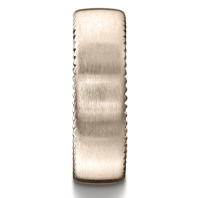 Benchmark 7.5mm Satin-Finished Rivet Coin Edging Band - view 6