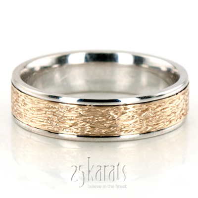 The Rough Edge Band 14K Yellow Gold