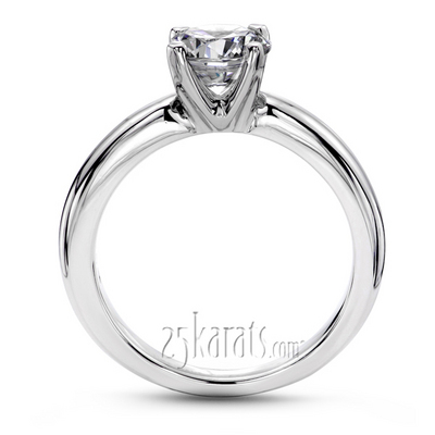 Four Prong Set Solitaire Diamond Bridal Ring  - view 3 of 6