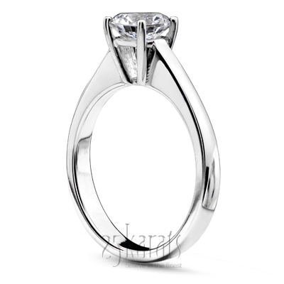 Classic Basket Setting Solitaire Engagement Ring - view 2