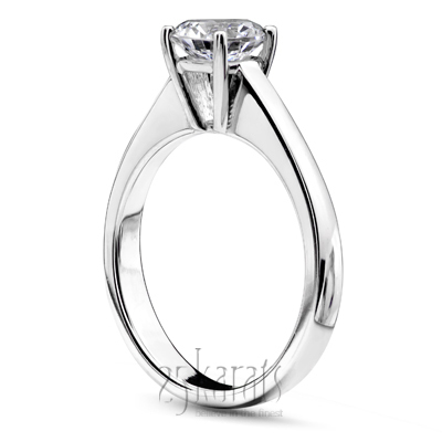 Classic Basket Setting Solitaire Engagement Ring - view 2 of 4