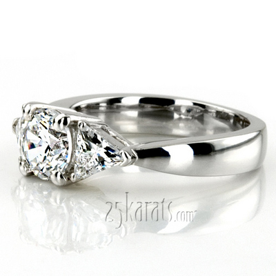 Trillion Cut Diamond Engagement Ring (0.70 ct.tw.) - view 1 of 6