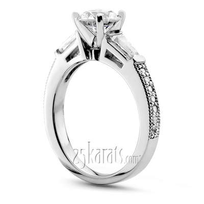 Pave Enhanced Diamond Engagement Ring (0.46 ct. tw.) - view 2 of 5