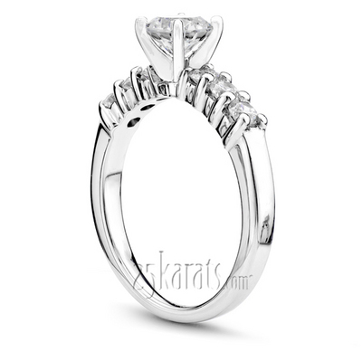 Shared Prong Closed Basket Diamond Engagement Ring (0.30 ct. tw.) - view 2 of 7