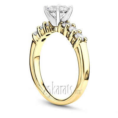 Shared Prong Closed Basket Diamond Engagement Ring (0.30 ct. tw.) - view 4 of 7