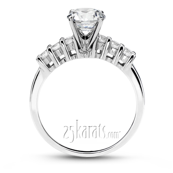 0.90 ct. Shared-Prong Diamond Engagement Ring - view 2