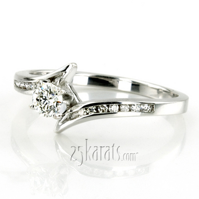 Diamond Accented Channel Set Bridal Ring (0.10ct. t.w.) - view 2 of 30