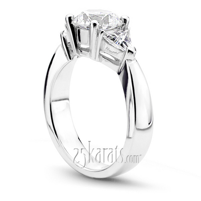 Trillion Cut Diamond Engagement Ring (0.70 ct.tw.) - view 3 of 6