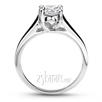 Classic Trellis Solitaire Engagement Ring - view 3 of 5