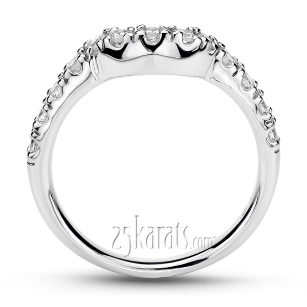 Matching band With 0.33 ct. tw. for Diamond Bridal Ring - view 3