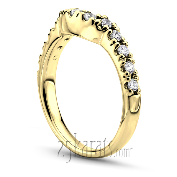 Matching band With 0.33 ct. tw. for Diamond Bridal Ring - view 4