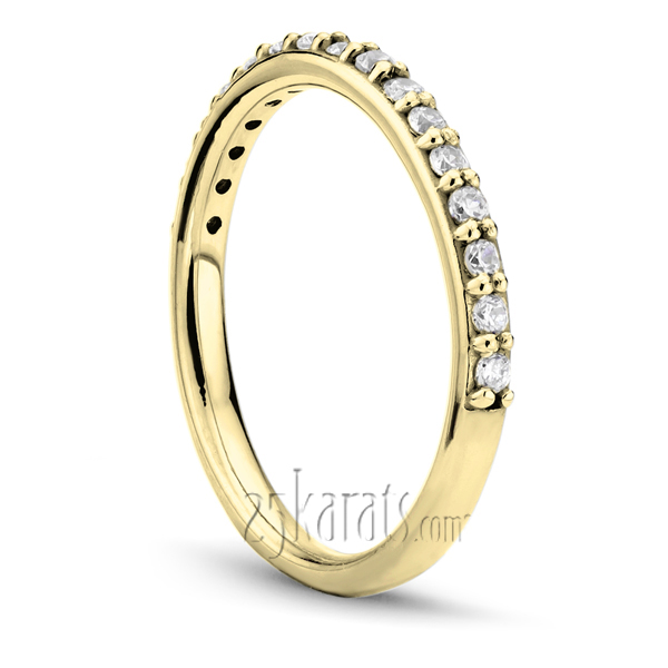 Shared Prong Wedding Anniversary Band GH-SI1 Diamonds (1/3 ct. t.w.) - view 3