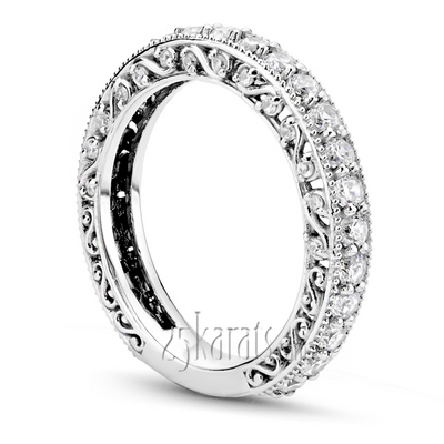 Filigree Scroll Work Diamond Anniversary Wedding Band (1.00 ct. t.w.) - view 1 of 8