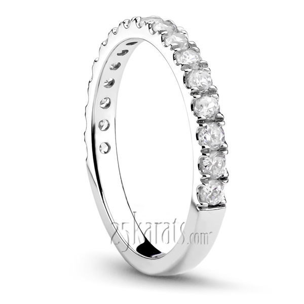 Micro Pave Set  Woman Diamond Ring (1/4 ct. tw.) - view 2