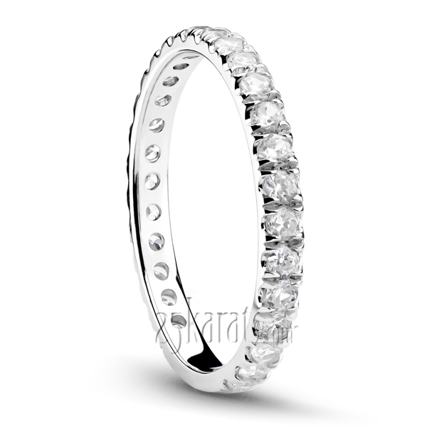 Micro Pave Set  Woman Diamond Ring (1/2 ct. tw.) - view 2