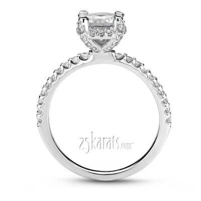 Elegant Shared Prong Diamond Engagement Ring (0.34ct. tw.) - view 2 of 6