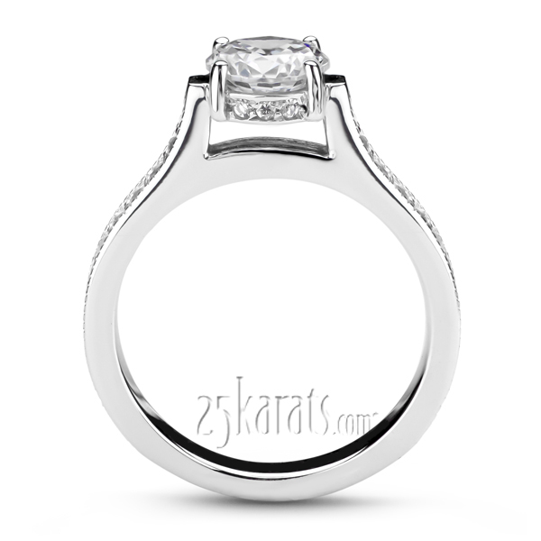 Elegant Four Prong Diamond Engagement Ring (1/2 ct. t.w.) - view 2