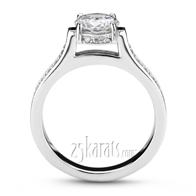 Elegant Four Prong Diamond Engagement Ring (1/2 ct. t.w.) - view 2 of 6