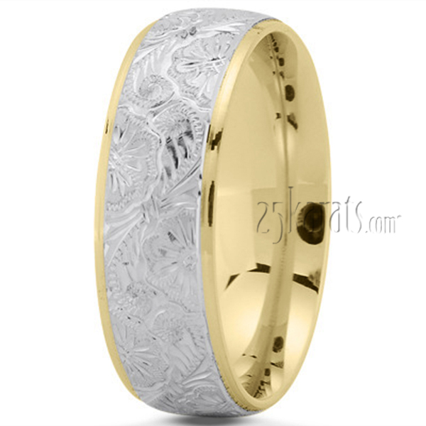 Trendy Floral Wedding Band - view 3