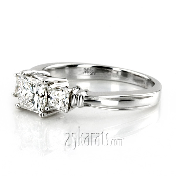 0.34 ct. Diamond Engagement Ring - view 3