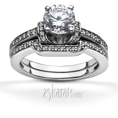 Bead Set Diamond Engagement Ring (0.21ct. t.w.) - view 5 of 5