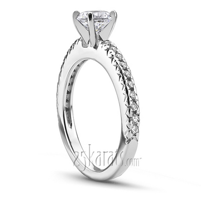 Novo Inspired Diamond Bridal Ring (0.48 ct.tw.) - view 2 of 5