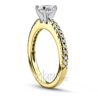 Novo Inspired Diamond Bridal Ring (0.48 ct.tw.) - view 3 of 5