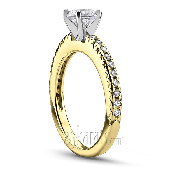 0.32 Ct. Diamond Bridal Ring - view 3