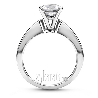 Classic Round Cut Channel Set Diamond Bridal Ring (0.30ct. tw. ) - view 3 of 27