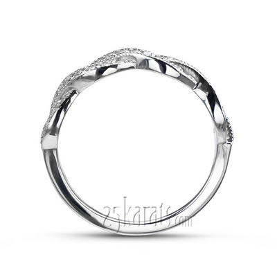 Infinity Diamond Wedding Band (0.53 ct. t.w.) - view 3 of 6