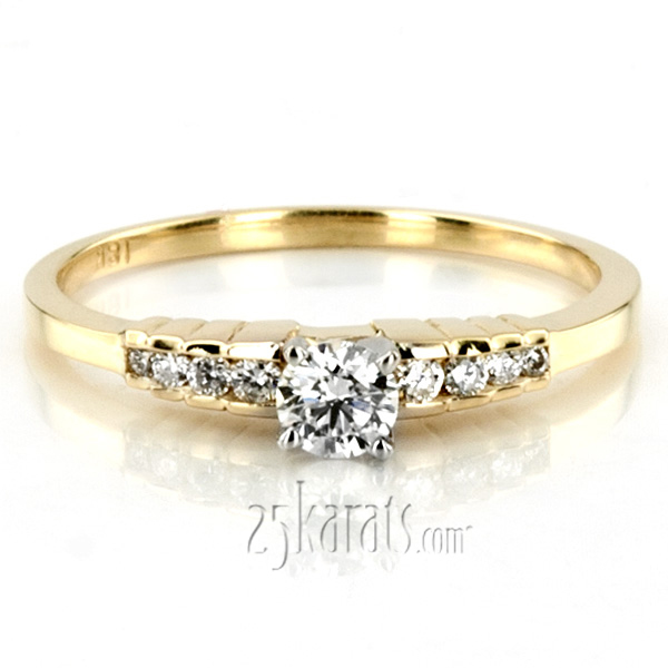 Exquisite Diamond Engagement Ring (0.11 ct. t.w.) - view 4