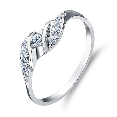 Fancy Diamond Promise Ring (0.08ct. tw) - view 2