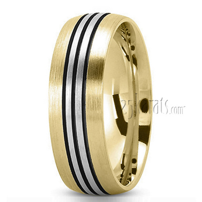 Basic Grooved Wedding Ring