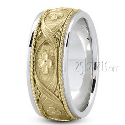 Elegant Hand Crafted Wedding Ring - view 2 of 7