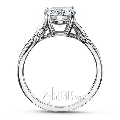 Infinity Design Solitaire Engagement Ring - view 4 of 4