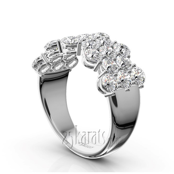 Floating Diamond Anniversary Band  (2 1/3 ct. tw.) - view 2