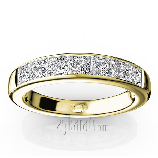 Newly Designed 7 Stone Princess Cut Diamond Anniversary Band (1 1/4 ct. tw.) - view 4