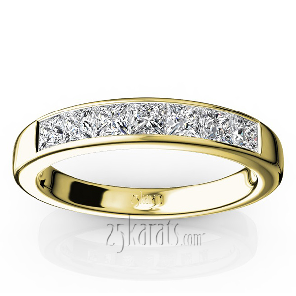 Newly Designed 7 Stone Princess Cut Diamond Anniversary Band  (3/4 ct. tw.) - view 4