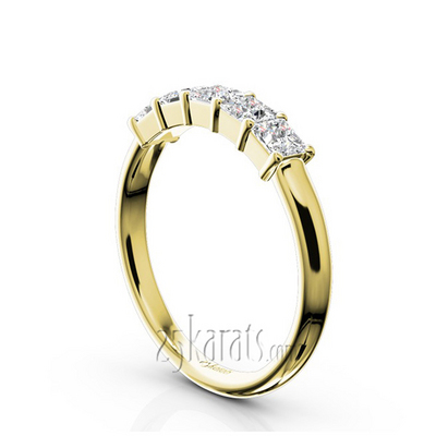 Traditional 5 Stone Women Anniversary Band (3/4 ct. tw.) - view 5 of 8