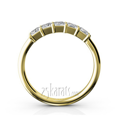 Traditional 5 Stone Women Anniversary Band (3/4 ct. tw.) - view 6 of 8