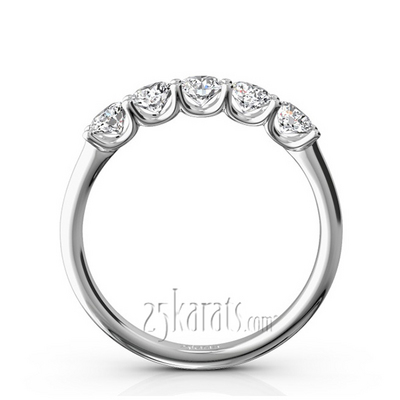 New Classic 5-Stone U-Prong Woman Anniversary Band (3/4 ct. tw.) - view 3 of 8