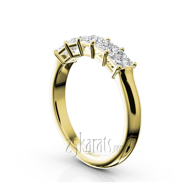 Traditional Basket Setting Princess Cut Woman Diamond Ring (1 ct. t.w.) - view 5