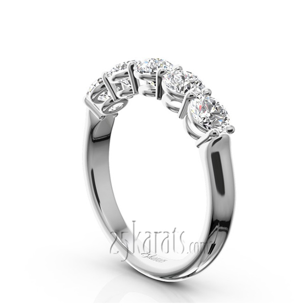 Shared Prong Classic Five Stone Anniversary Ring (1 1/4 ct. tw.) - view 2