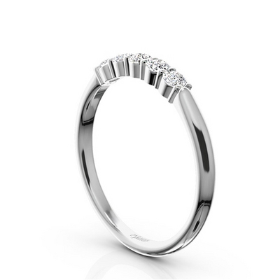 Classic 5 Stone Closed Basket Anniversary Band (1/4ct. t.w.) - view 2 of 8