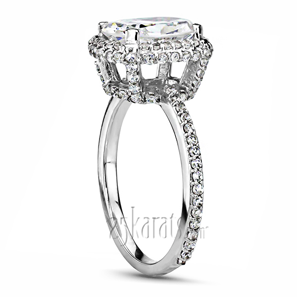 Brilliant Halo Diamond Engagement Ring (3/4 ct. t.w.) - view 1