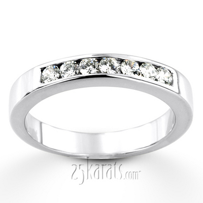 0.35 ct. Round Cut Channel Set Man Diamond Ring - view 2 of 9