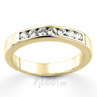 0.35 ct. Round Cut Channel Set Man Diamond Ring - view 5 of 9