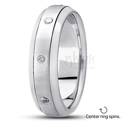 Classic Diamond Wedding Band - view 2