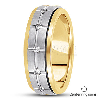 Elegant Diamond Wedding Band - view 4